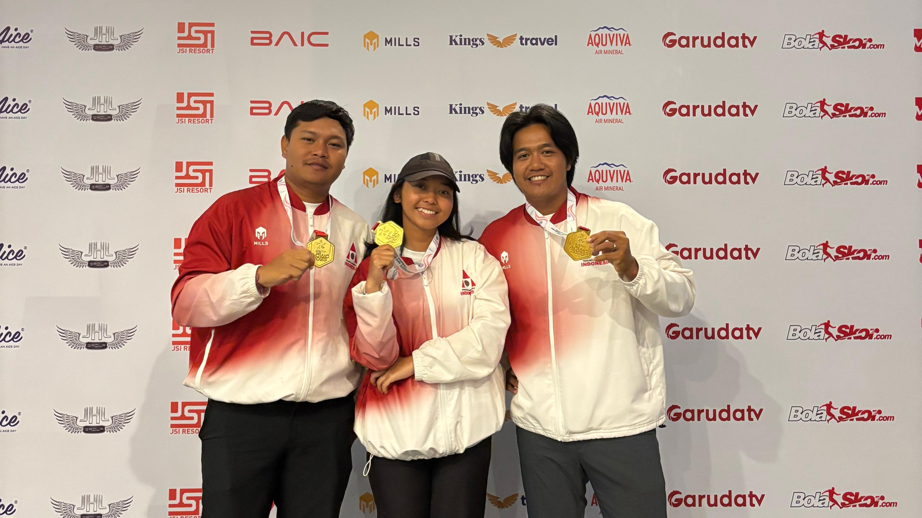 REBUT MEDALI: Sebanyak tiga orang atlet Buleleng berhasil meraih medali emas pada ajang Asian Cup dan Indonesia Open 2025.