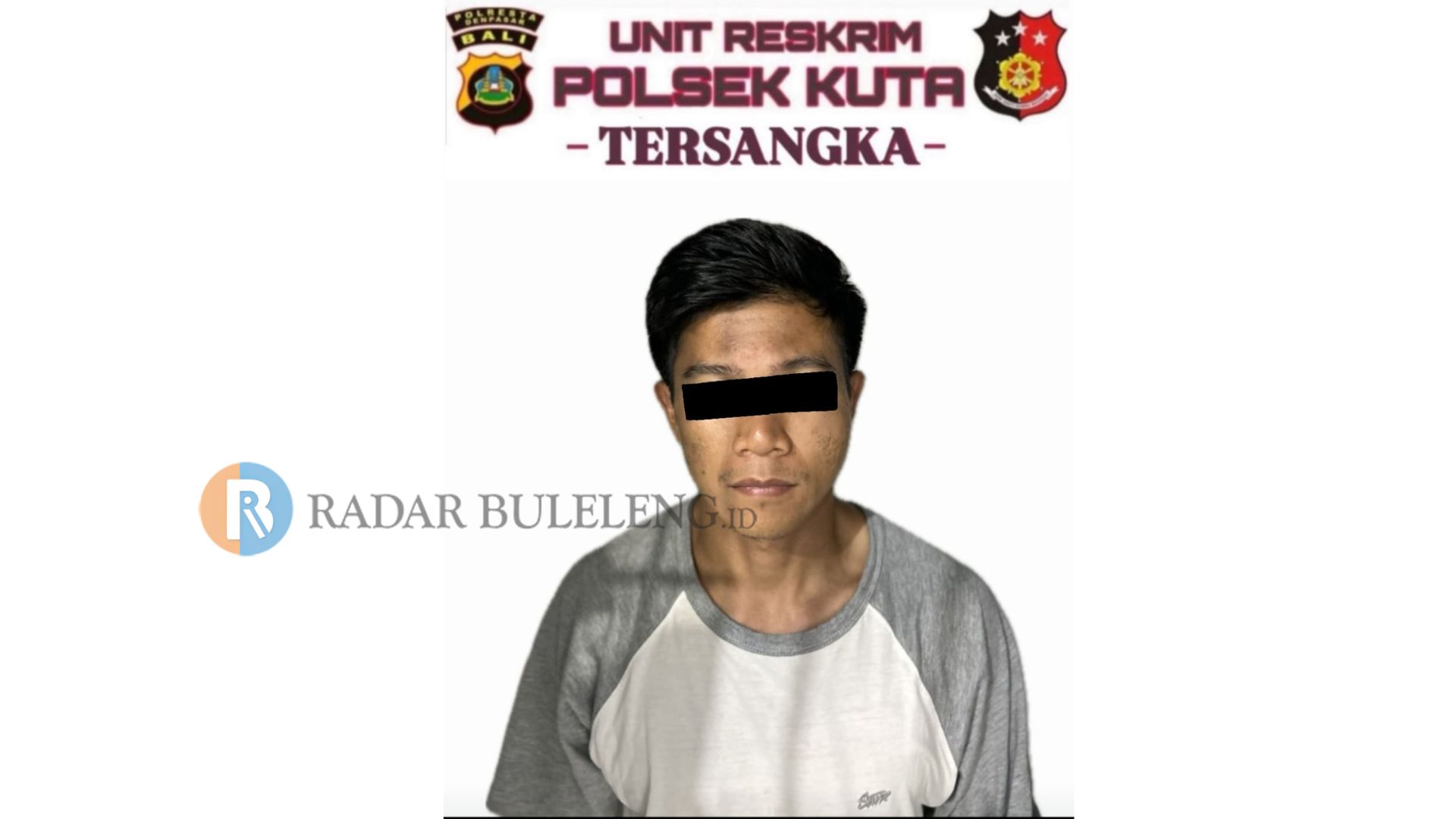 ANIAYA WNA: Pemuda berinisial IS yang melakukan penganiayaan terhadap WNA asal Australia di Kuta, Bali.