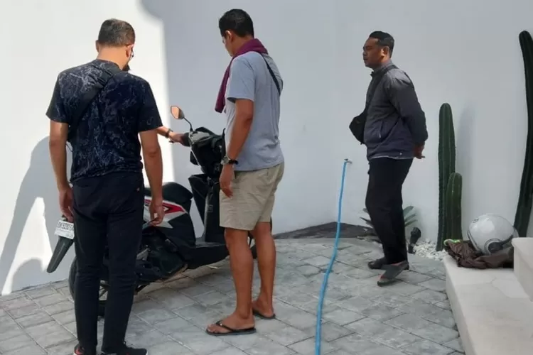 BARANG BUKTI: Sepeda motor barang bukti kejahatan yang disita Polsek Kawasan Laut Gilimanuk.