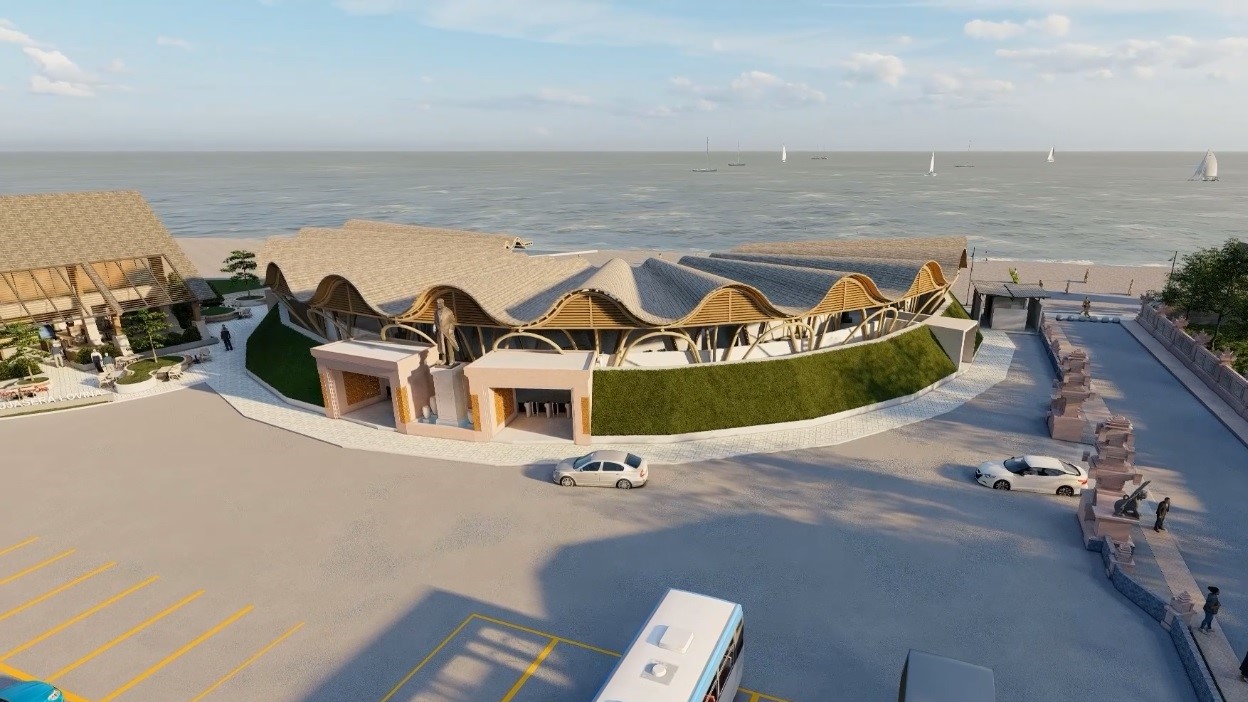 PENATAAN KAWASAN: Desain rencana penataan kawasan wisata Lovina, khususnya di Pantai Tasik Madu.