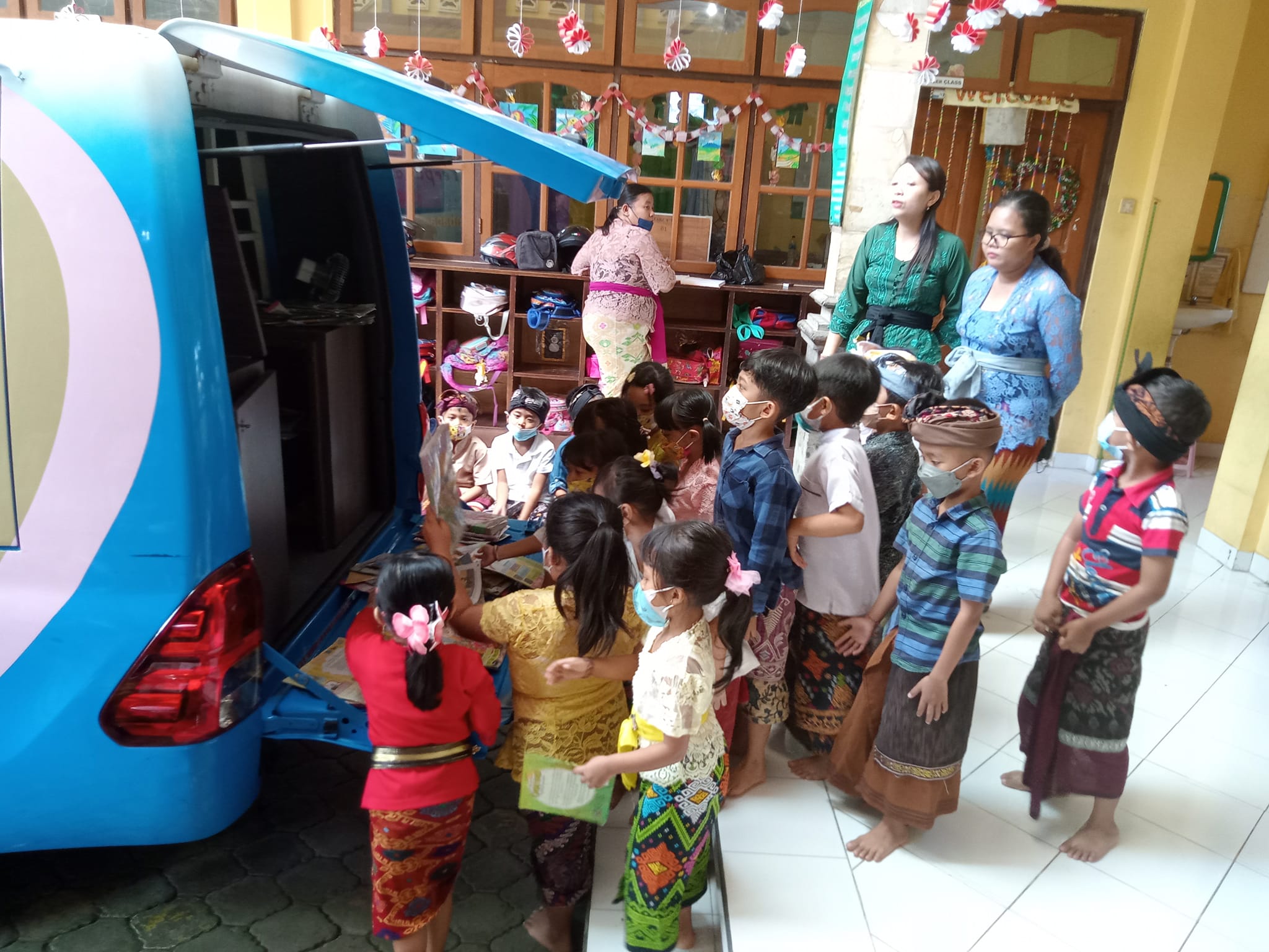 PERPUSTAKAAN KELILING: Armada perpustakaan keliling milik Dinas Arsip dan Perpustakaan Daerah (DAPD) Buleleng.