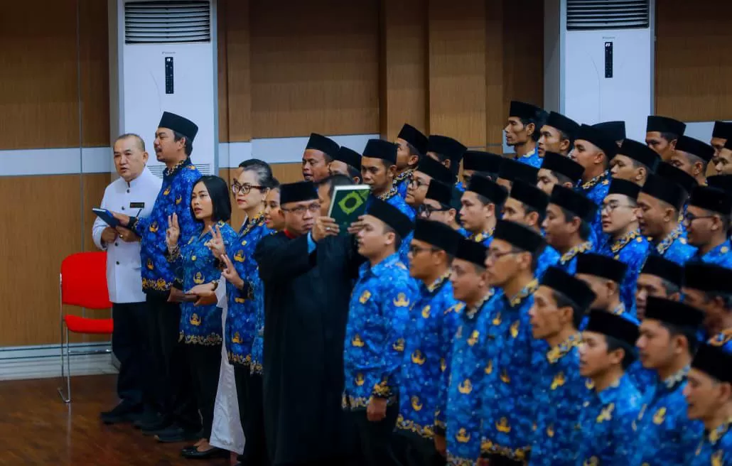 ilustrasi pelantikan ASN.