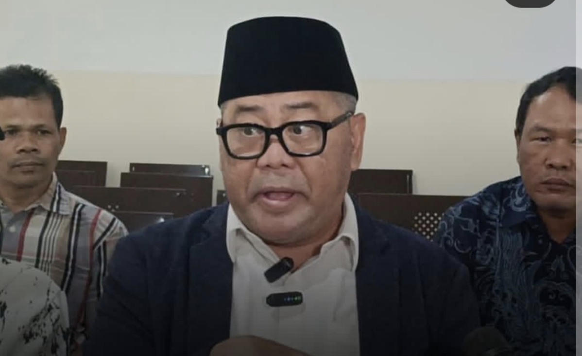 Penggugat Wapres Gibran Rakabuming Raka Subhan saat ditemui di Pengadilan Negeri Jakarta Pusat.