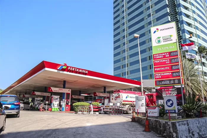 ilustrasi SPBU Pertamina