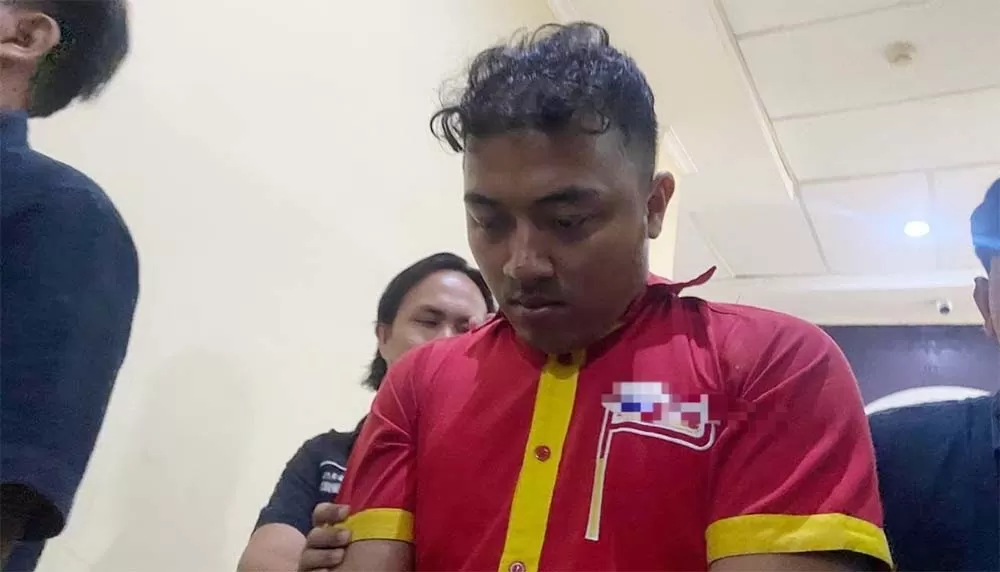 TRAGIS: Heryanto kepala toko sekaligus pelaku rudapaksa dan pembunuhan karyawan minimarket.