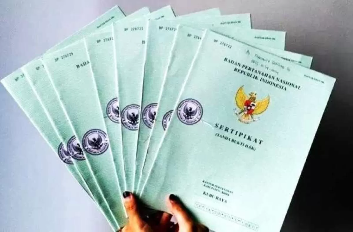 ilustrasi sertifikat tanah