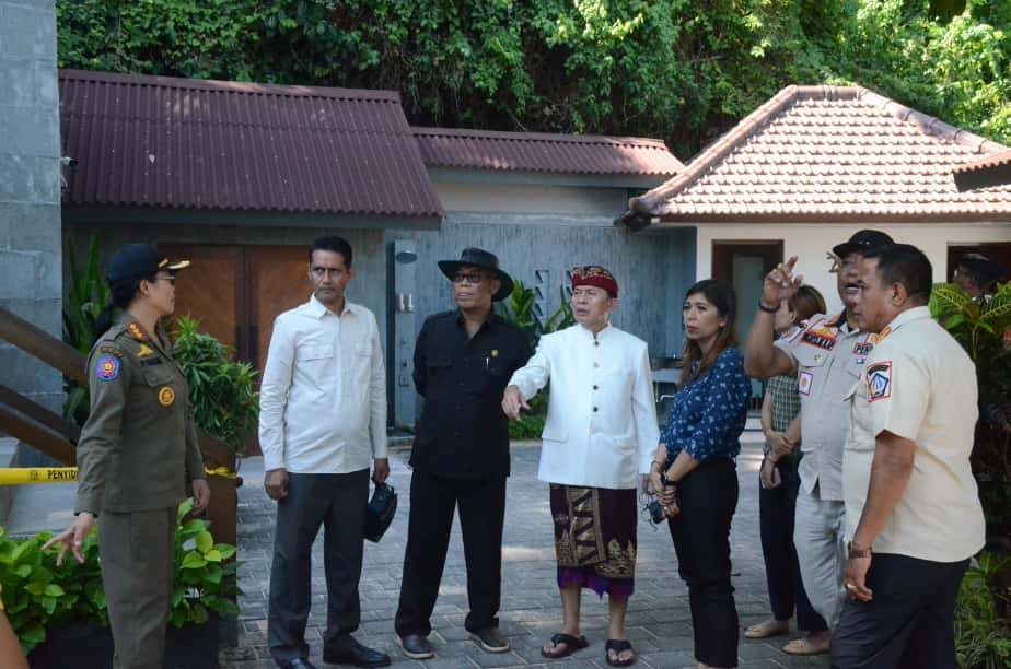 STOP OPERASIONAL: Pansus TRAP DPRD Bali saat melakukan sidak ke Samabe Resort Nusa Dua.