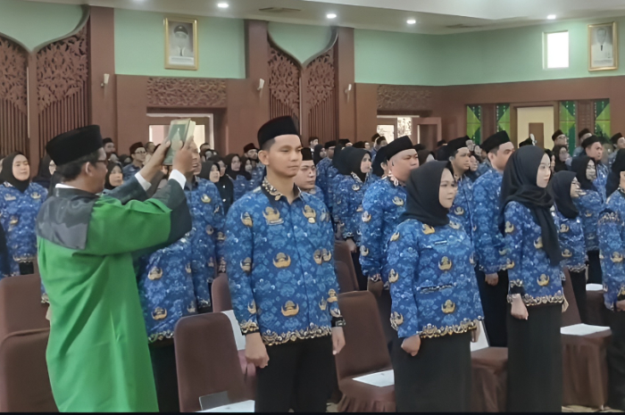 ilustrasi pelantikan ASN.