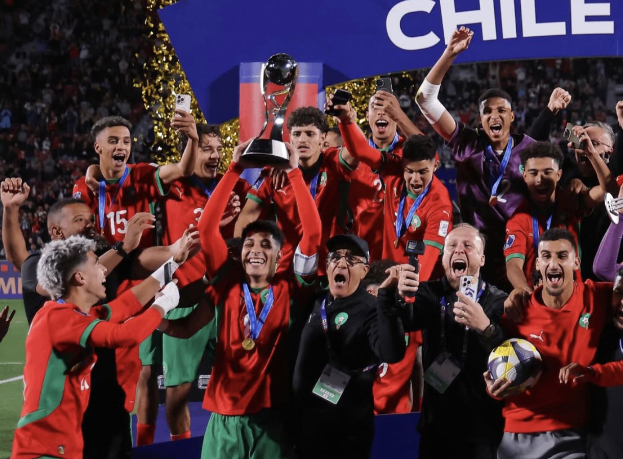 Cetak sejarah timnas Maroko u-20 berhasil mengalahkan Argentina u-20 di final piala dunia Chile dengan skor akhir 2-0.