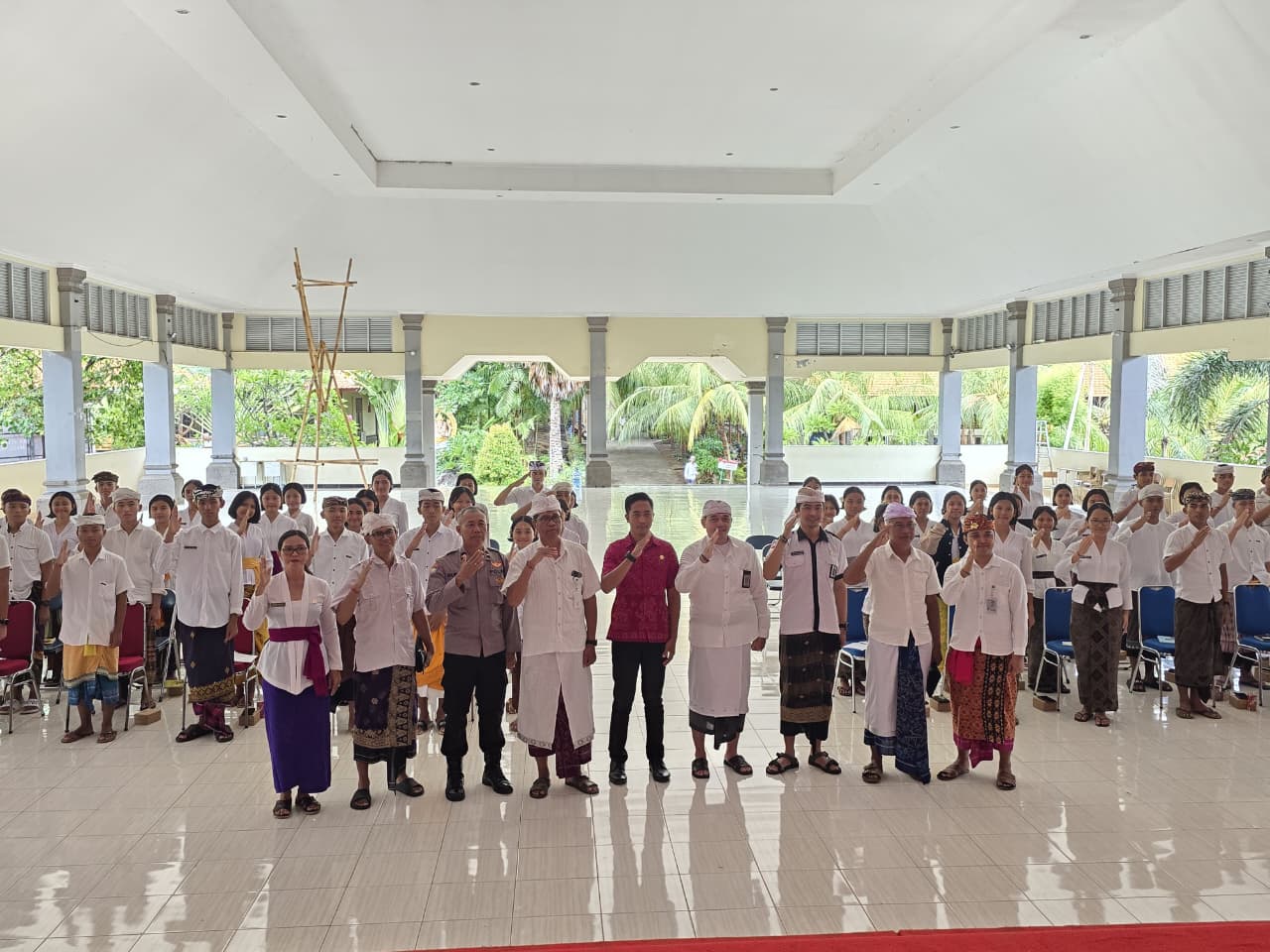 SOSIALISASI: Suasana sosialisasi wawasan kebangsaan dalam rangka menangkal pengaruh narkoba.