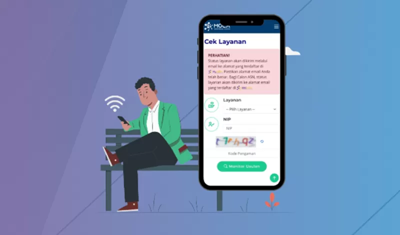 ilustrasi aplikasi Mola BKN