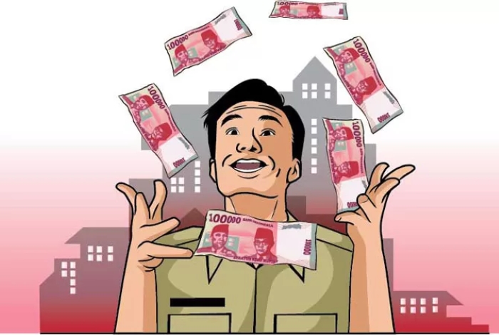 ilustrasi korupsi dana desa