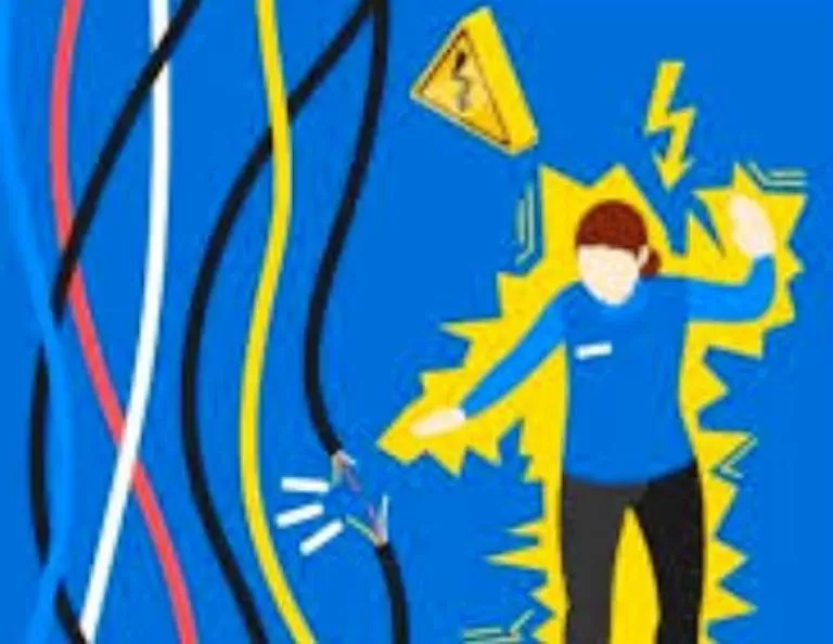 ilustrasi tersengat listrik