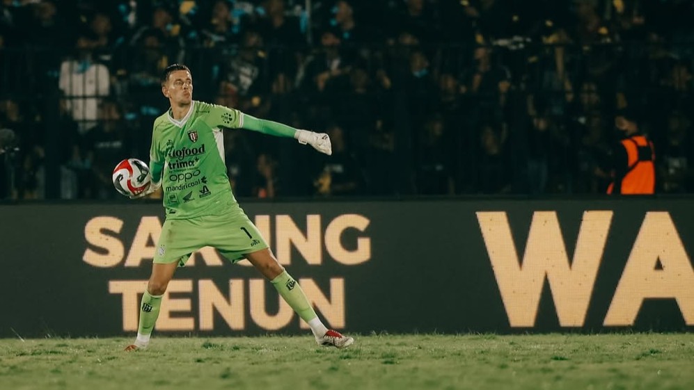 Penjaga gawang Bali United, Mike Hauptmeijer