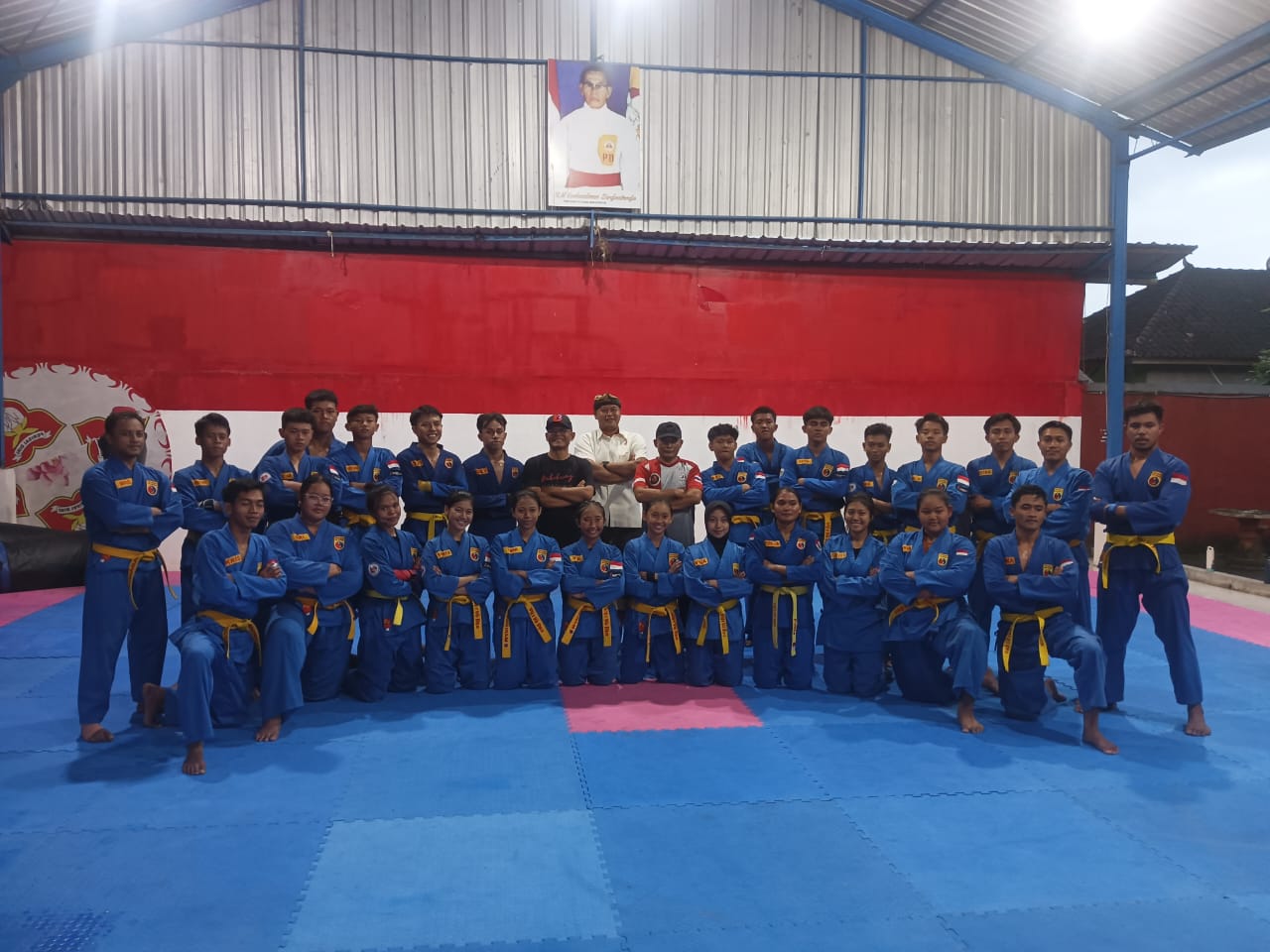SIAP BERTANDING: Timnas Vovinam Indonesia siap bertanding pada Kejuaraan Dunia Vovinam.