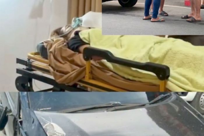 Potongan video kondisi wanita inisial ED yang ditabrak mobil personil Polda Sumut yang diduga mabuk di tempat hiburan malam Golden Tiger, Jalan Merak Jingga, Kota Medan, pada Minggu (26/10/2025).