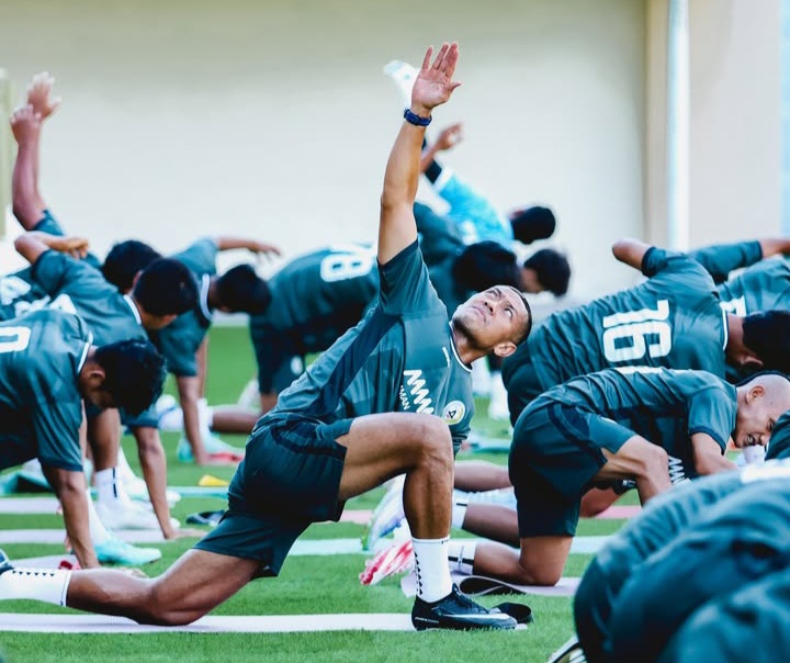 Pemain PSS Sleman saat latihan yang akhir pekan ini menjamu Persipura Jayapura.
