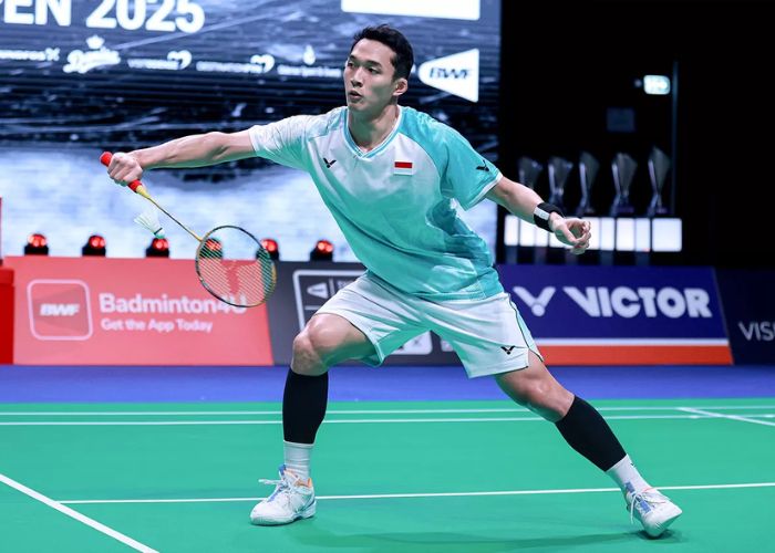 Hylo Open 2025. Jonatan Christie tampil tenang dan fokus saat menutup langkah menuju gelar.