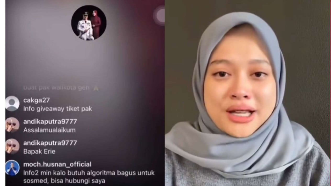 Netizen menyoroti obrolan Tim Medsos Walikota Eri Cahyadi bocor di live instagram.
