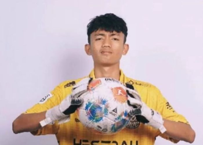 Rizki Nur Fadhilah, kiper muda asal Bandung yang diduga menjadi korban TPPO.