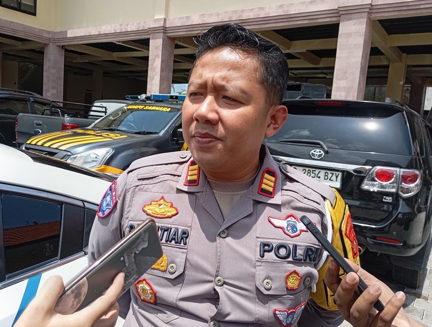 ADA TERSANGKA: Kasat Lantas Polres Buleleng, AKP Bachtiar Arifin.