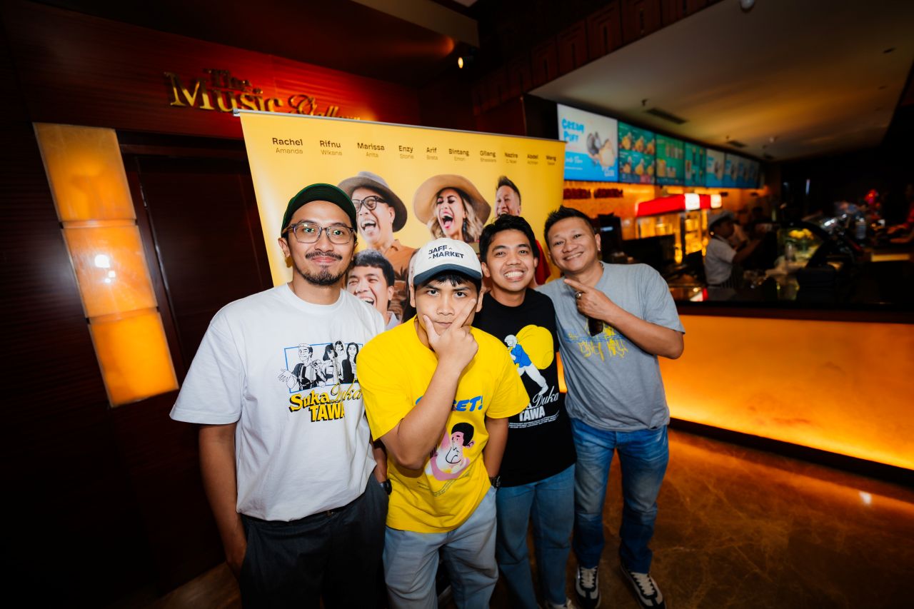 SIAP TAYANG: Suasana press screening film "Suka Duka Tawa" yang BION Studios bersama Spasi Moving Image. Film ini siap tayang di bioskop mulai 8 Januari 2026.