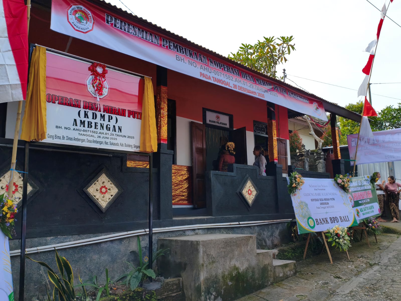 KOPDES: Suasana di Koperasi Desa Merah Putih Ambengan, Kabupaten Buleleng, Bali.