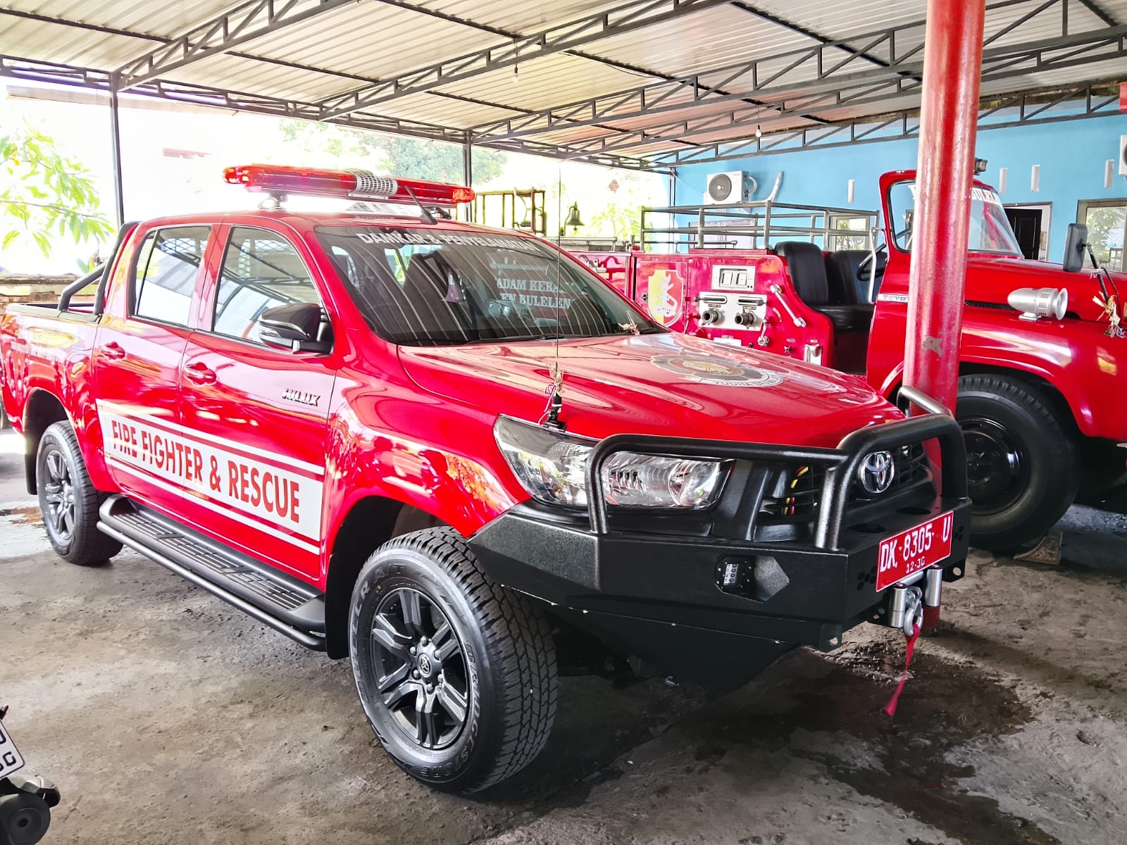 ARMADA ANYAR: Armada rescue yang akan digunakan pasukan TRC atau pasukan penyelamatan di Dinas Pemadam Kebakaran Buleleng.