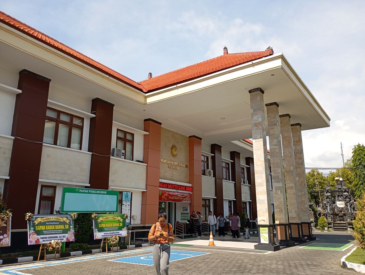 CATAT KASUS CERAI: Suasana di Pengadilan Negeri Singaraja.