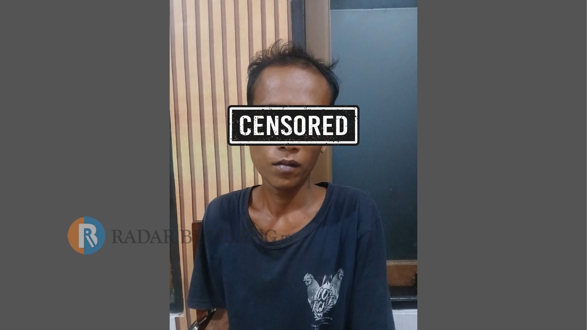 RESIDIVIS: Residivis pelaku pencurian ayam yang tertangkap di Desa Jumpai, Kabupaten Klungkung, Bali.