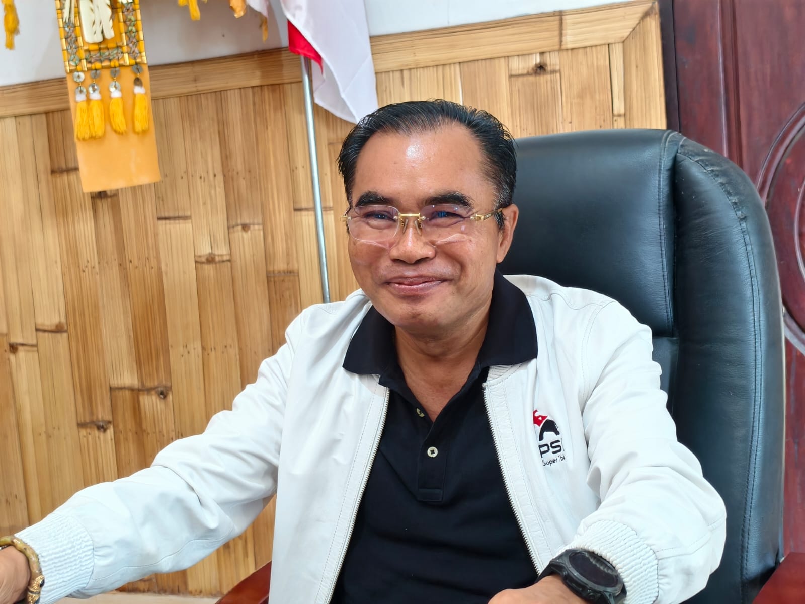 GABUNG KANDANG GAJAH: Mantan Wakil Bupati Tabanan, Made Edi Wirawan kini gabung sebagai kader PSI.