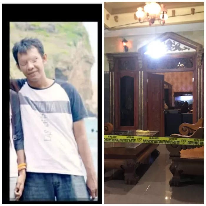 AG, pelaku perampokan di Desa Pengkol, Kecamatan Karanggede, Boyolali berhasil ditangkap polisi (kiri). Foto kanan, rumah yang jadi sasaran tersangka.