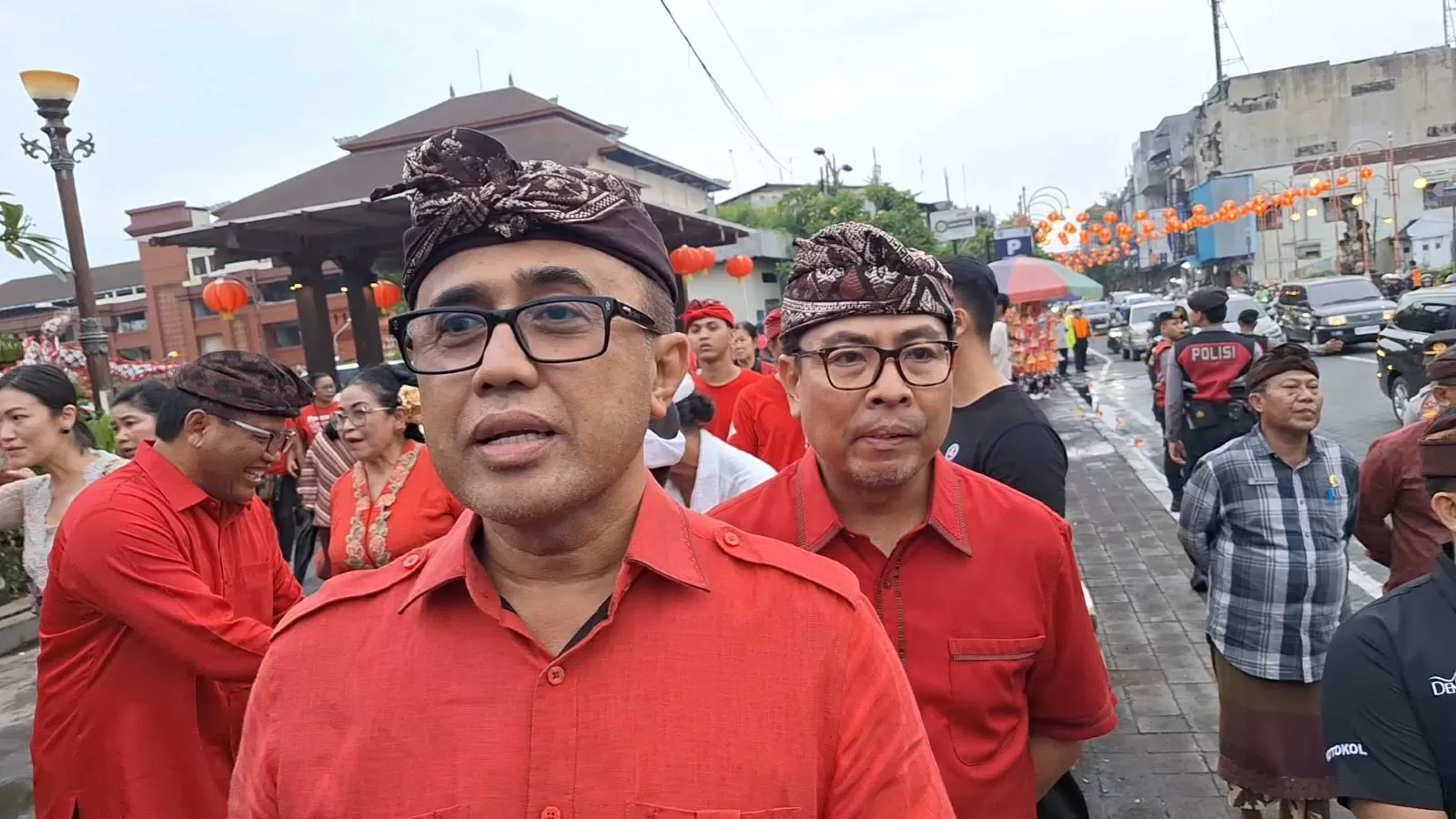 SALAH UCAP: Walikota Denpasar, IGN Jaya Negara.
