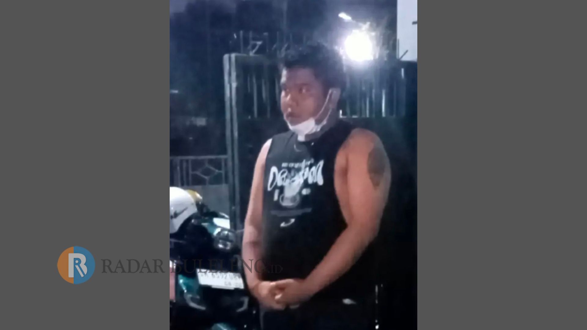 TERTANGKAP BASAH: Pelaku penipuan Putu Agus Widana alias SBY pemuda yang menipu STT untuk pembelian baju ogoh-ogoh. Ternyata uang habis untuk berjudi.