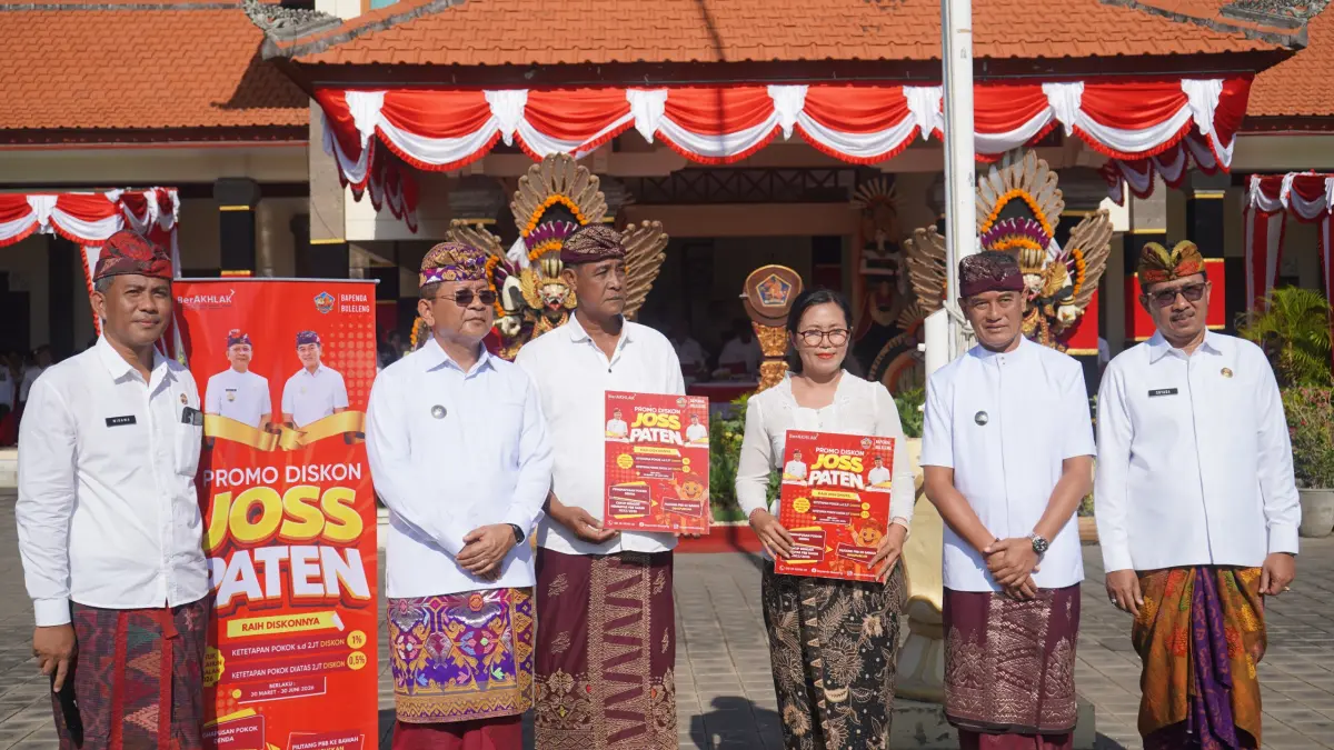 PROMO PAJAK: Peluncuran promo pajak PBB di Buleleng. (Pemkab Buleleng)