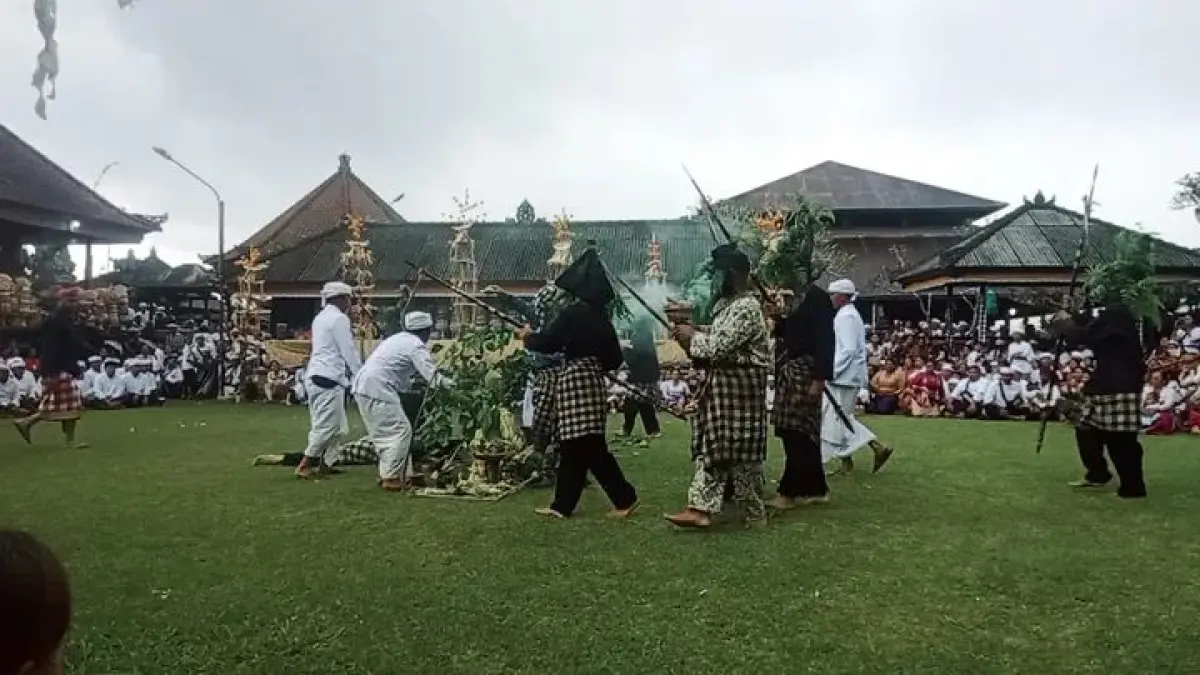 WARISAN BUDAYA: Tarian sakral Baris Duwe di Desa Adat Mayungan, Tabanan. Tarian tersebut diusulkan menjadi Warisan Budaya Tak Benda (WBTB). (Disbud Tabanan)