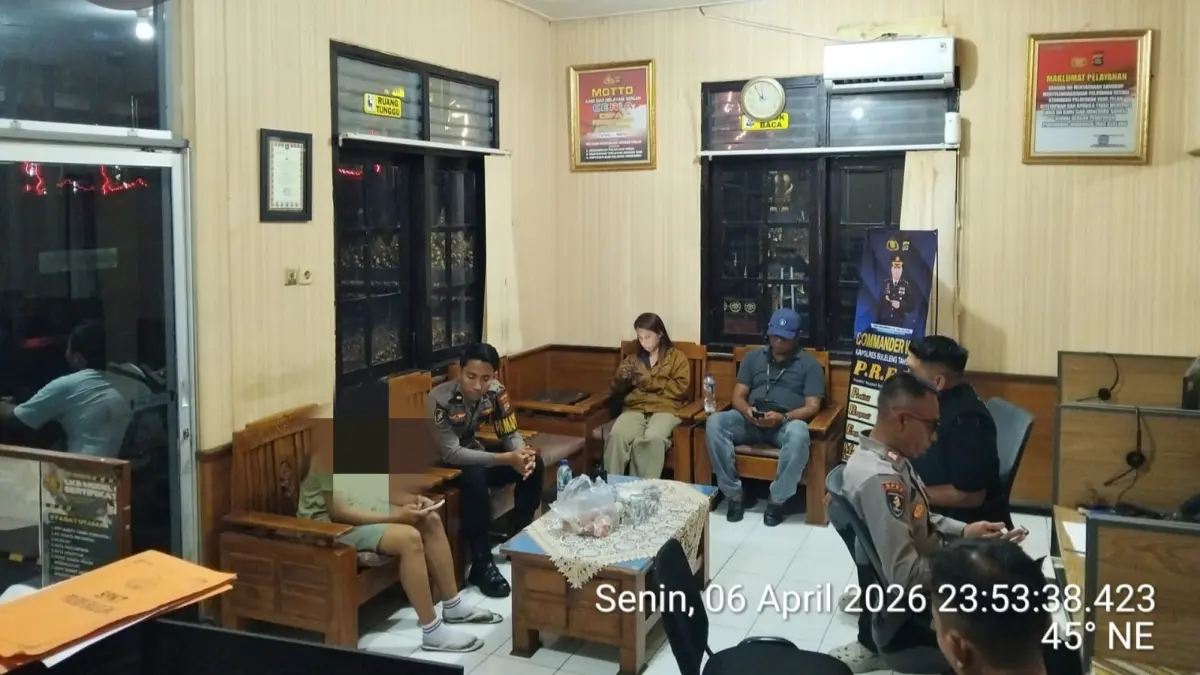 BERHASIL DISELAMATKAN: Seorang wanita berhasil diselamatkan karena diduga melakukan percobaan ulah pati dari Jembatan Gempol, Banyuning. (Polres Buleleng)
