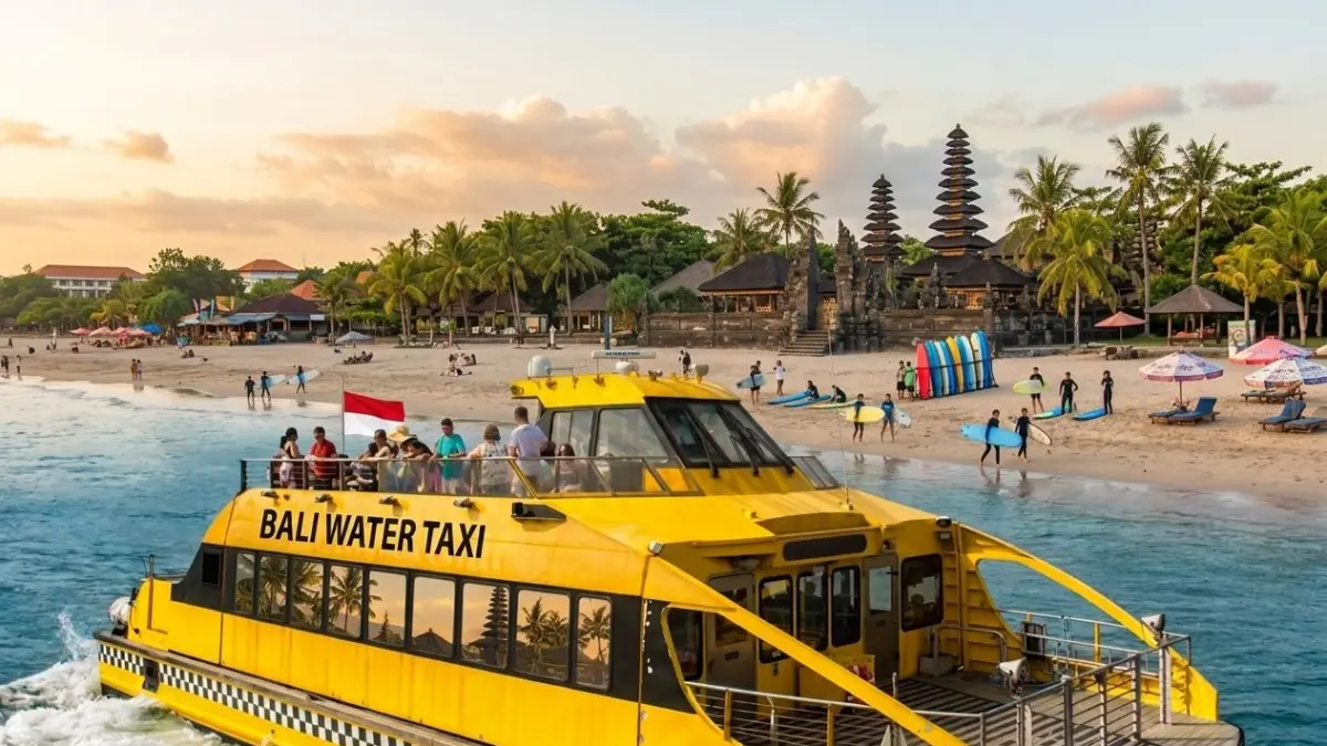ilustrasi water taxi (Gemini AI)