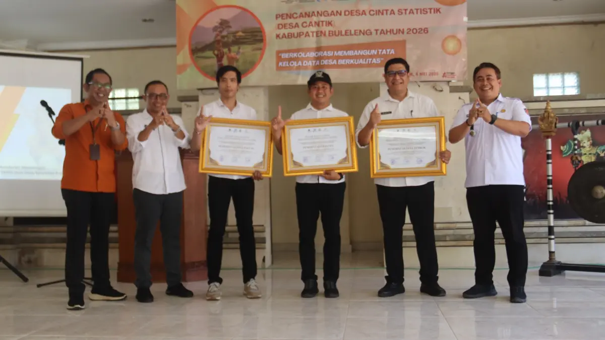 PILOT PROJECT: Sebanyak tiga desa di Kabupaten Buleleng menjadi pilot project dalam pengelolaan data statistik. (Pemkab Buleleng)
