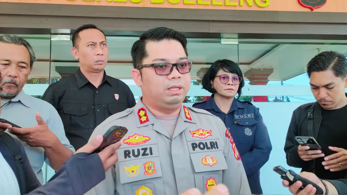 JELASKAN KASUS: Kapolres Buleleng, AKBP Ruzi Gusman. (Eka Prasetya/Radar Buleleng)