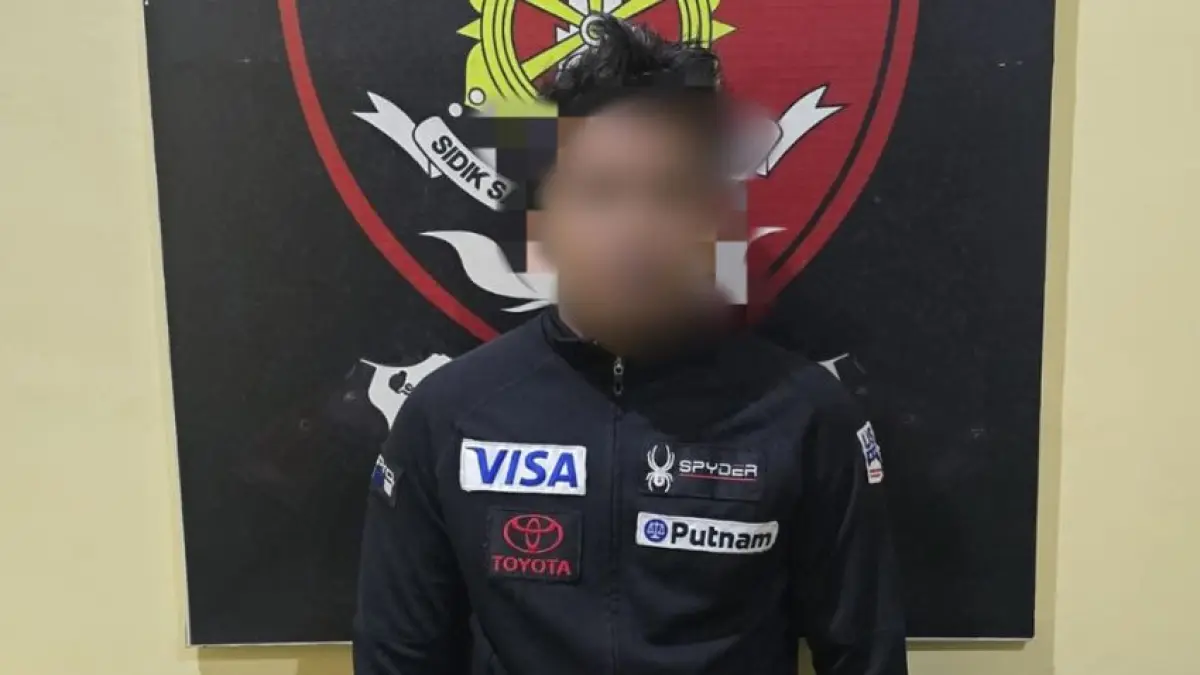 TERTANGKAP BASAH: Pelaku curanmor di wilayah Jimbaran, Bali. Dia merupakan residivis kasus curanmor. (Polsek Kuta Selatan)