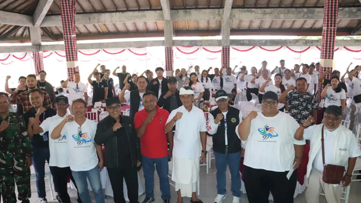 FAMILY GATHERING: Suasana family gathering pengurus BUMDes se-Kabupaten Buleleng. (Pemkab Buleleng)