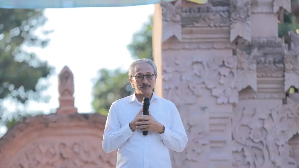 BICARA PERKEMBANGAN KAMPUS: Rektor Institut Mpu Kuturan, Prof. I Gede Suwindia. (Institut Mpu Kuturan)