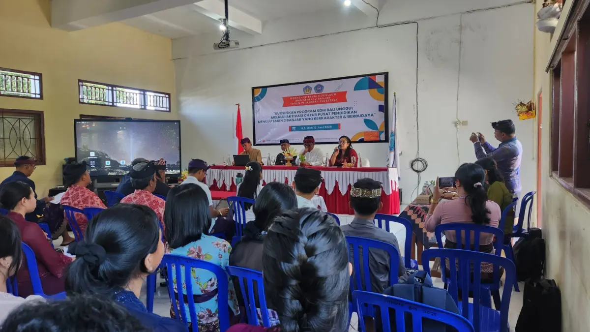 WORKSHOP: Suasana pertemuan SMAN 2 Banjar dengan pemangku kepentingan untuk membahas program strategis di sekolah. (SMAN 2 Banjar)