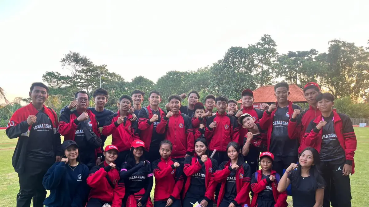 RUNNER UP: Atlet dan official gateball Buleleng saat berkompetisi pada ajang Porjar Bali 2026. (Pergatsi Buleleng)