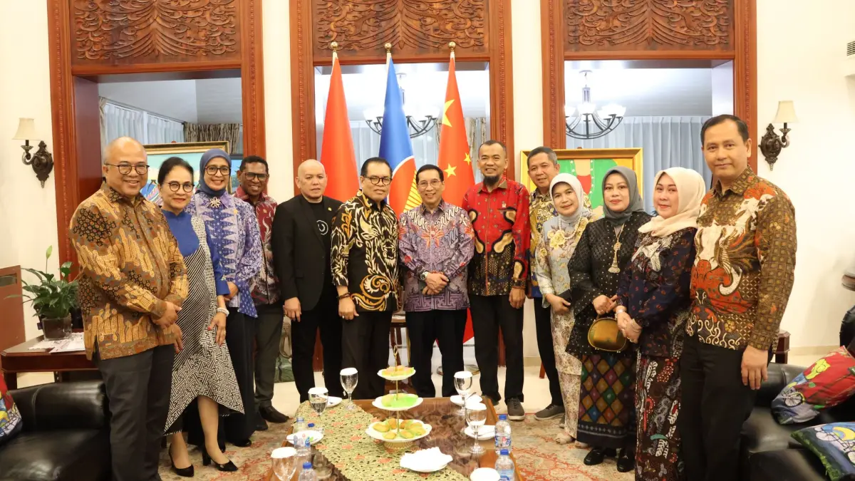 INDONESIA DI BEIJING: Suasana di KBRI Beijing, di Tiongkok. Lokasi itu menghadirkan suasana rumah. (Eka Prasetya/Radar Buleleng)
