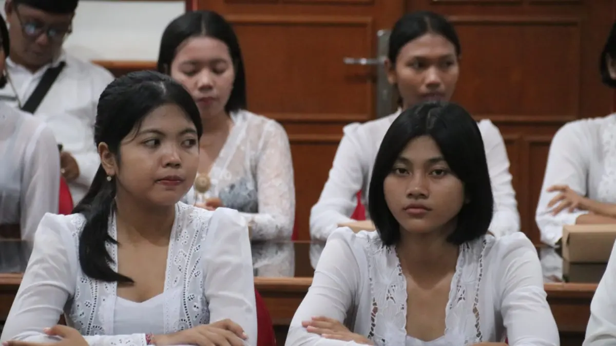 WAWASAN KEBANGSAAN: Sosialisasi Pusat Pendidikan Wawasan Kebangsaan (PPWK) Kabupaten Buleleng kepada calon Paskibraka. (Pemkab Buleleng)