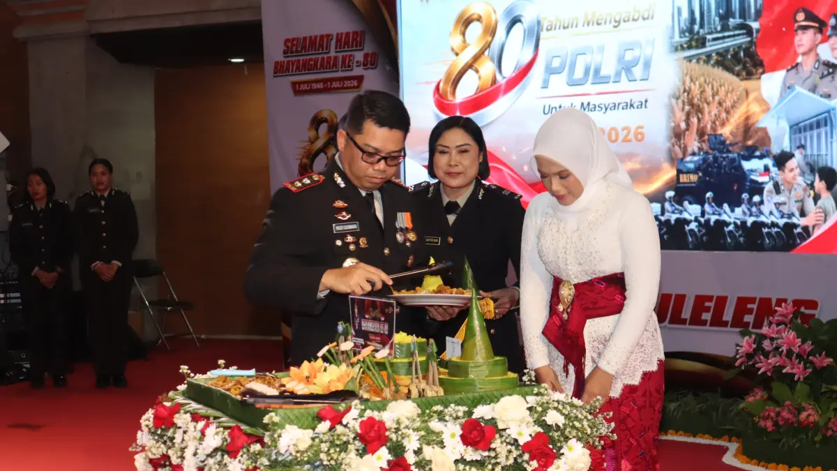 HARI BHAYANGKARA: Peringatan hari Bhayangkara ke-80 di Gedung Kesenian Gde Manik. (Polres Buleleng)