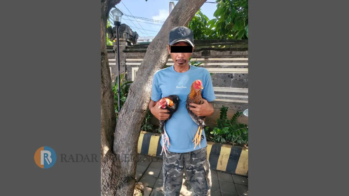 DIPENJARA LAGI: Tersangka WP alias Kletak kembali ditangkap polisi karena mencuri ayam milik tetangganya sendiri. (Polres Buleleng)