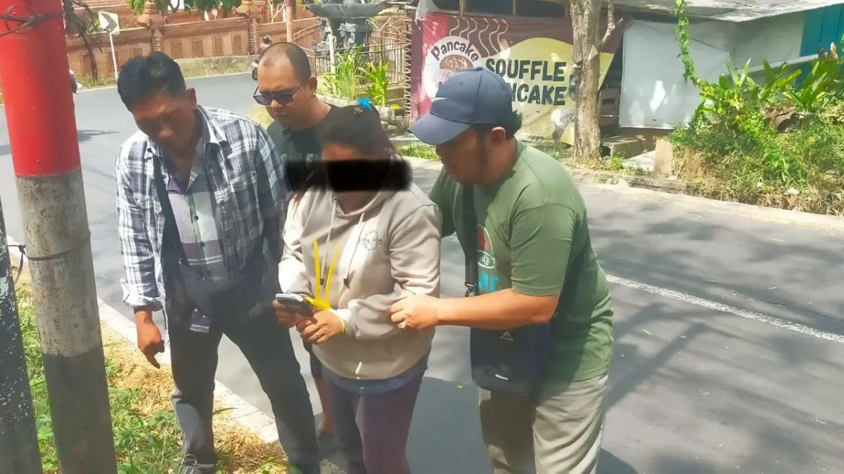 KEPERGOK MENCURI: Polisi menangkap seorang Asisten Rumah Tangga (ART) di Tabanan, Bali, karena mencuri perhiasan milik majikan. (Polres Tabanan)